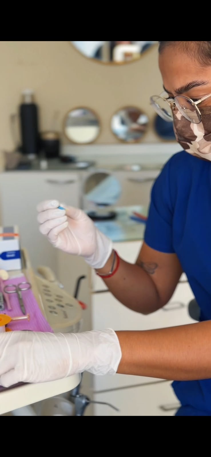 Preparación de materiales para un tratamiento